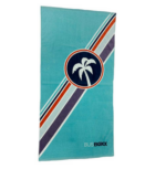 Strandtuch mit Palme blau